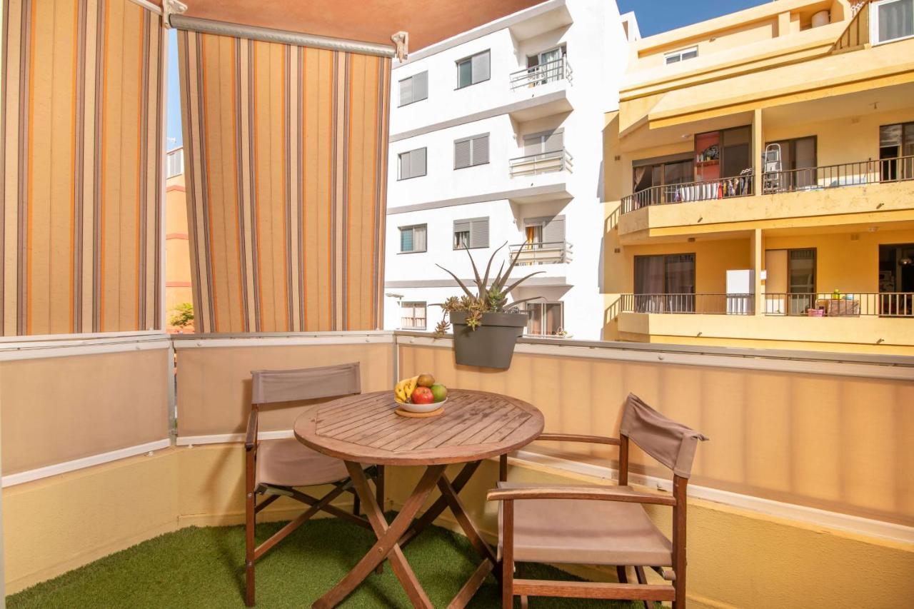 Alquilaencanarias-Medano "Halley", Terrace & Beach Appartement El Médano Buitenkant foto